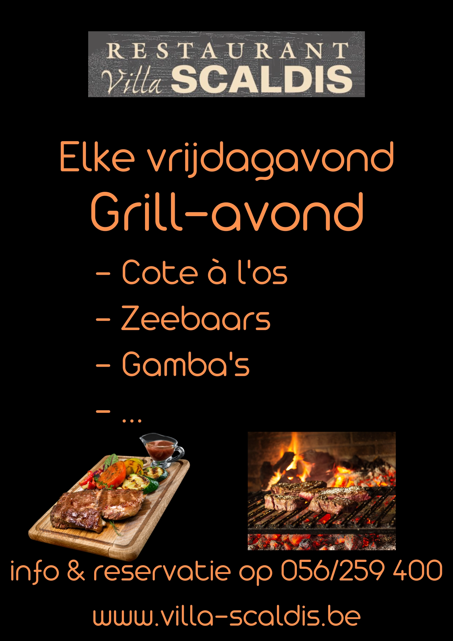 vrijdag grill avond